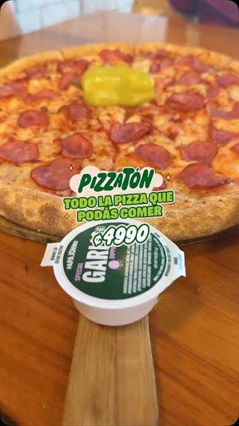 Meat-lovers pizza from Papa John's in Jacó