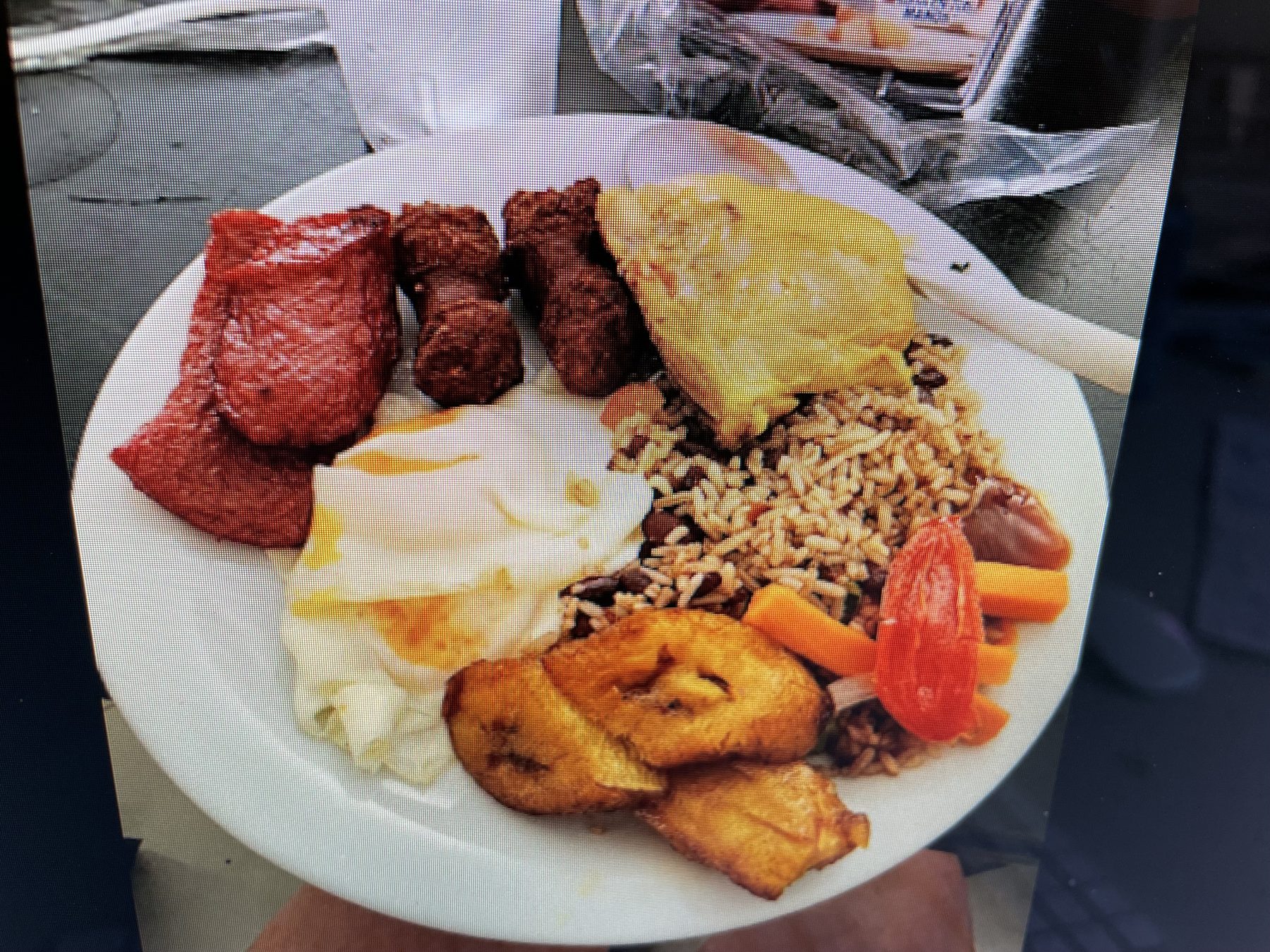 Traditional Costa Rican breakfast served in a Jaco Beach rental