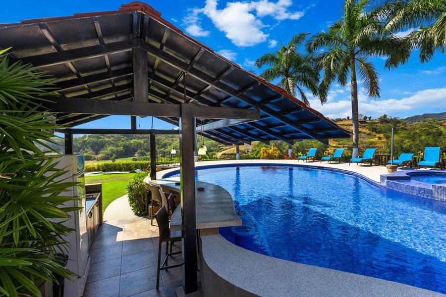Casa VIP 10 — 10-suite jungle villa in Jacó, luxury suite, pool area or villa grounds