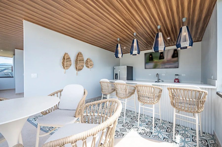 Casa VIP 12 — 10-suite beachfront villa in Jacó, luxury suite, living space or villa view
