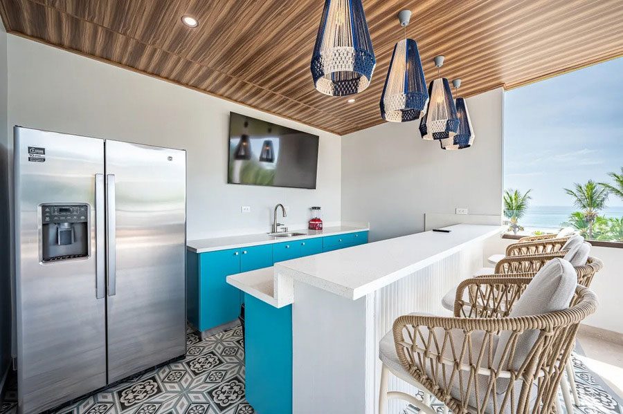 Casa VIP 12 — 10-suite beachfront villa in Jacó, luxury suite, living space or villa view