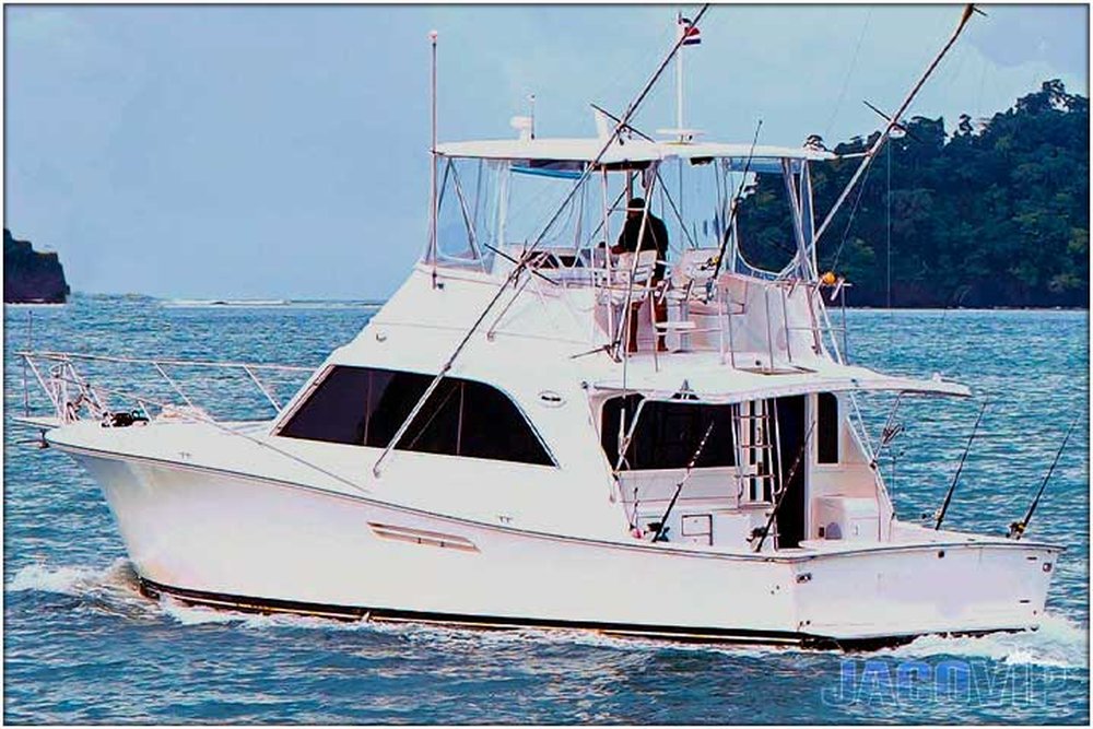 48' Ocean Luxury Sportfish sport fishing charter at Los Sueños, Costa Rica